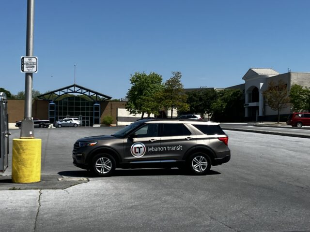 Lebanon Transit's Park and Ride location at Lebanon Valley Mall