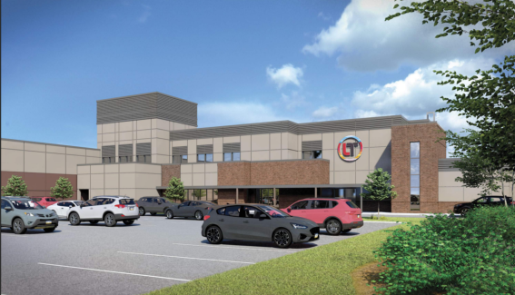 Artist rendering of Lebanon Transit's new facility